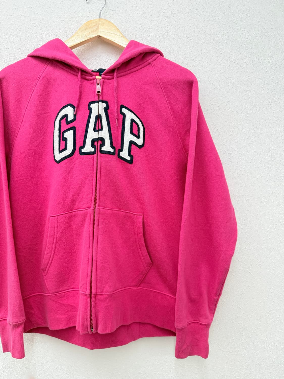 빈티지 GAP 핫핑크 후드집업 상품이미지2