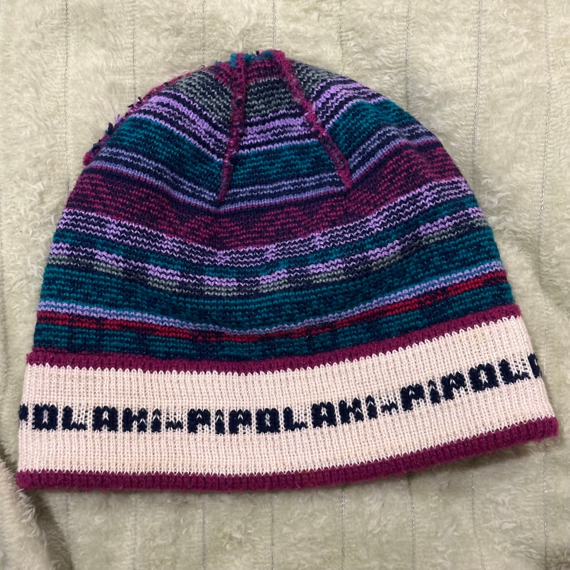 빈티지 패턴 비니 상품이미지3