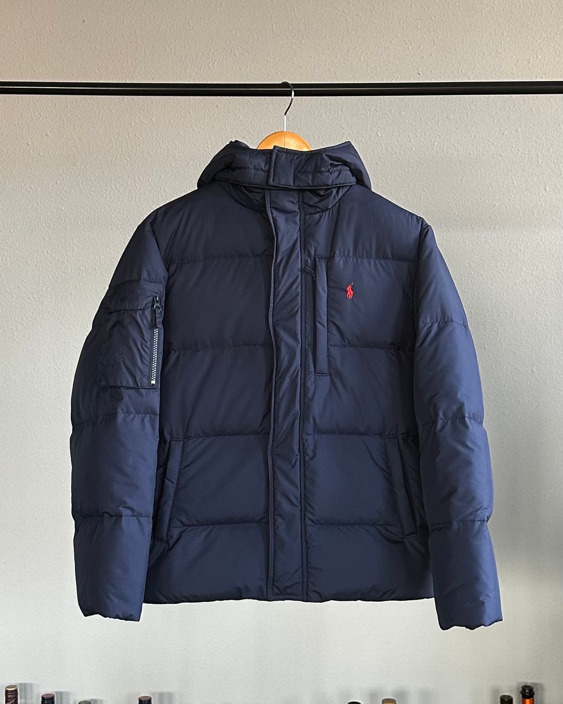 [M-L]폴로 랄프로렌 네이비 다운 패딩 상품이미지1