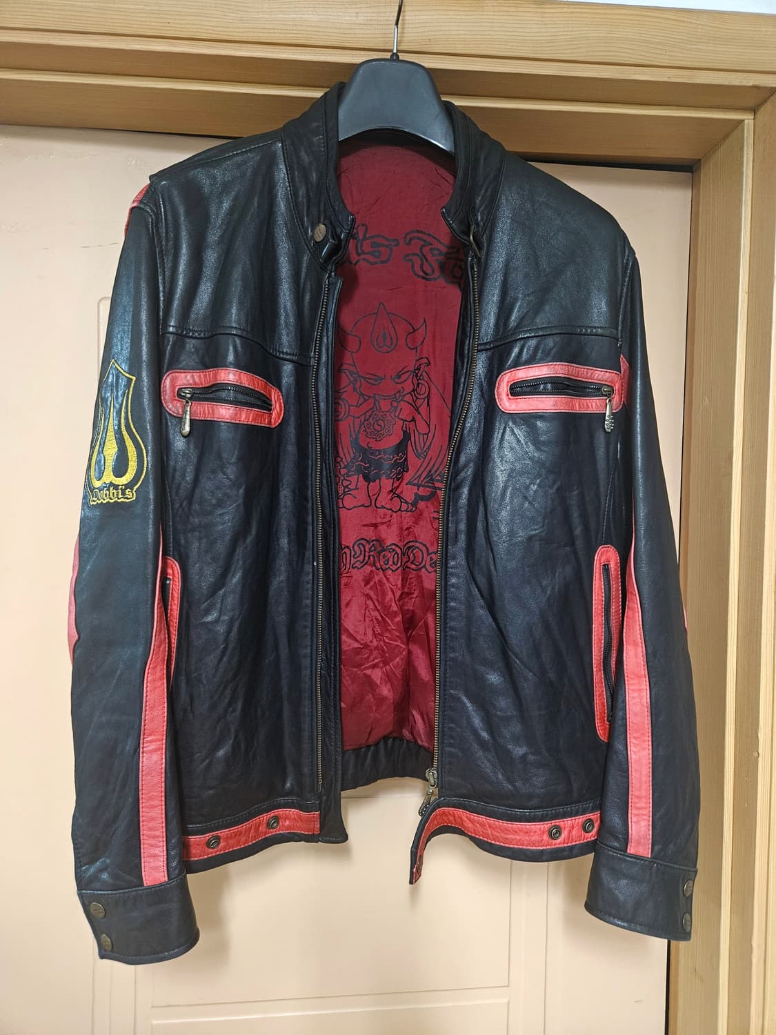 도비스패밀린 라이더 가죽자켓 상품이미지1