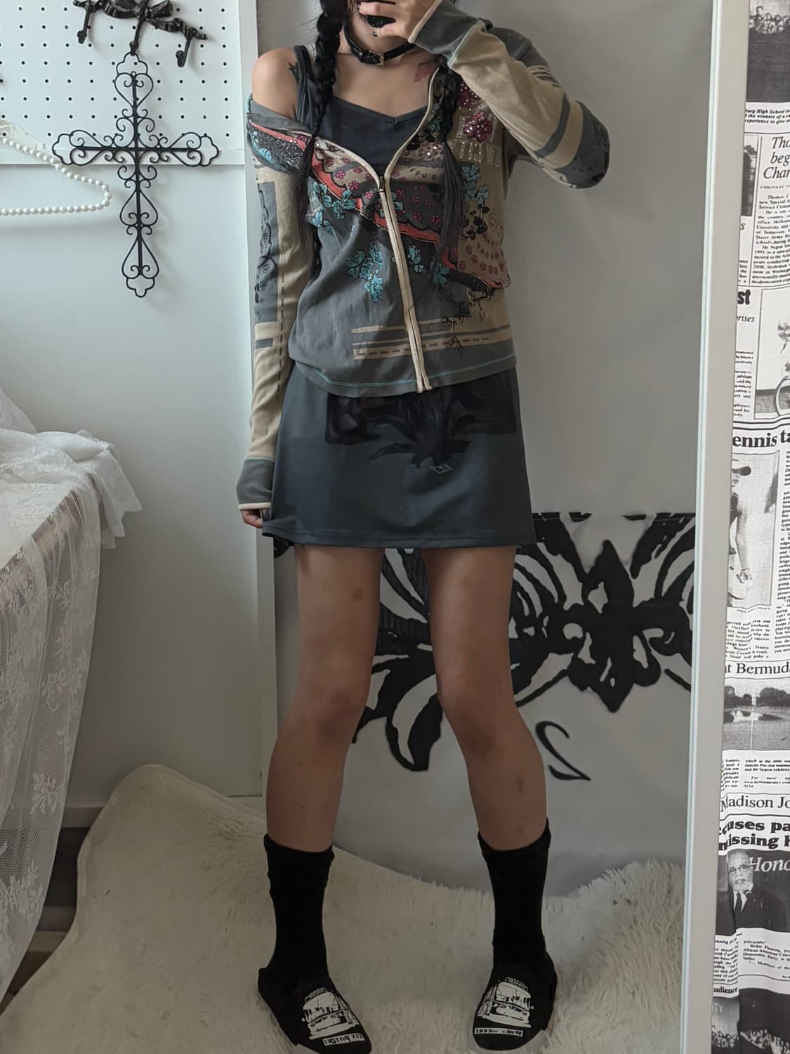 • Oriental Patch Hoodie Zip-Up 상품이미지5
