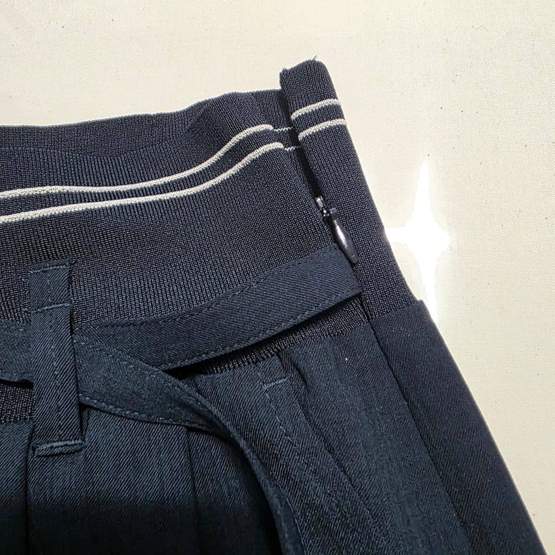 1168 ZOOC 주크 슬랙스 팬츠 55 / 깔끔 와이드핏 상품이미지8