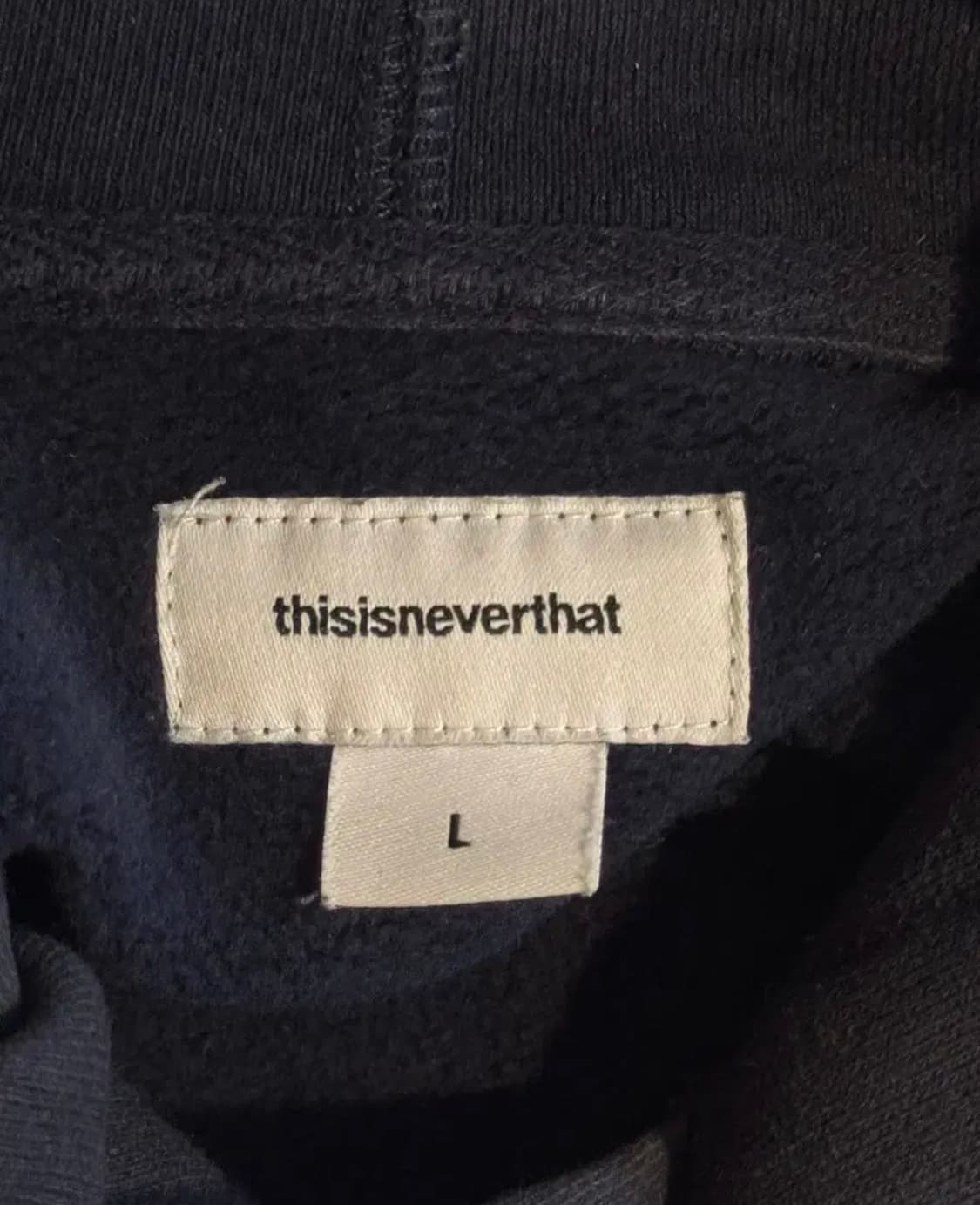 디네댓 후드티 네이비 상품이미지2