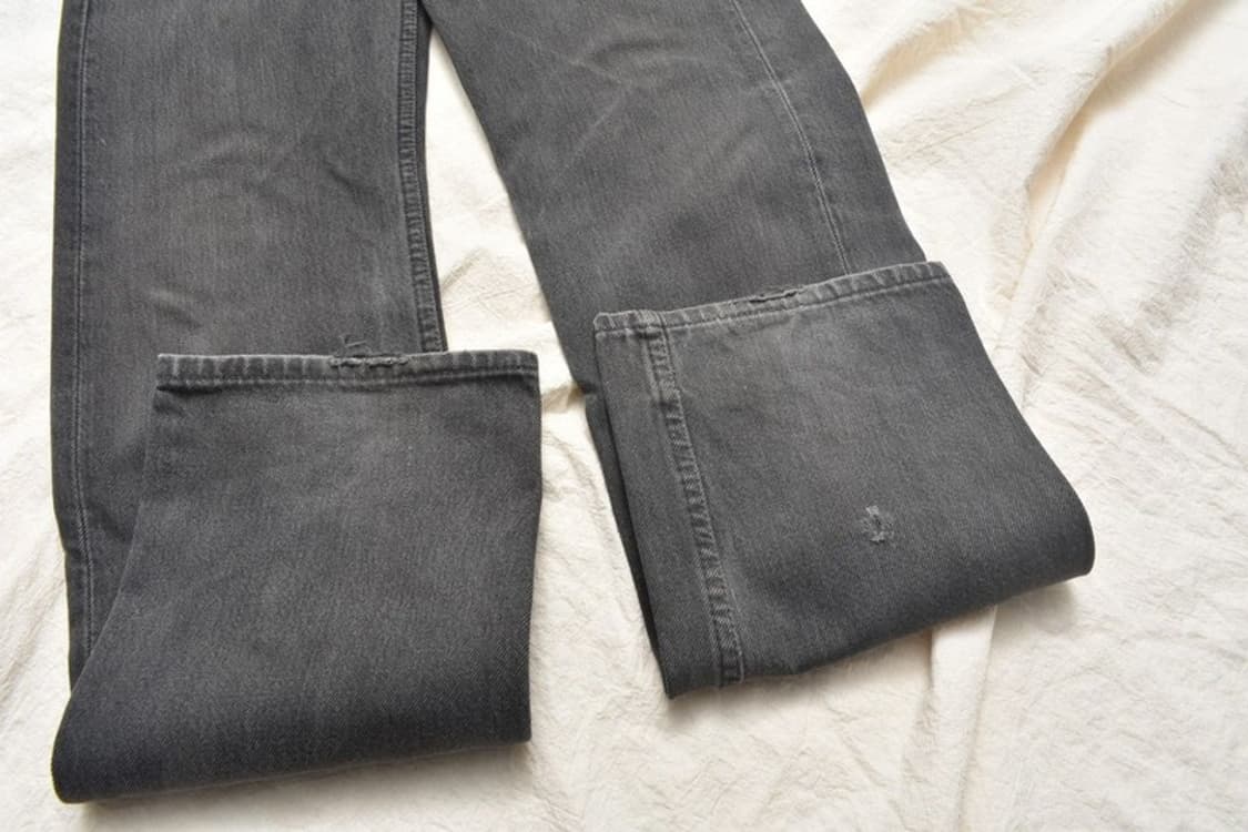 90S USA 리바이스 501 청바지 흑청 블랙 28 상품이미지6