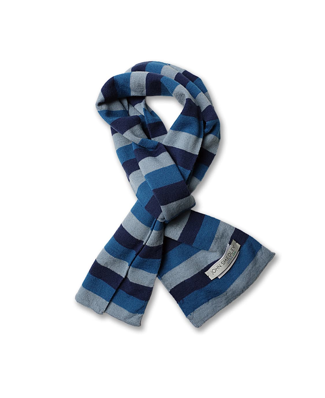 존 스메들리 [John Smedley] 뉴질랜드 울 스트라이프 머플러 상품이미지1