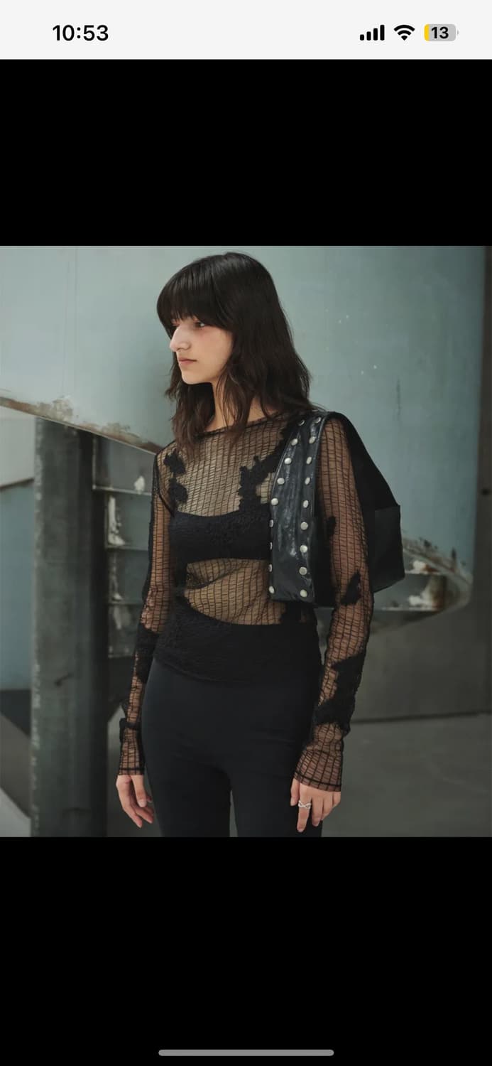 다이애그널 funky wide strap bag 블랙 상품이미지1