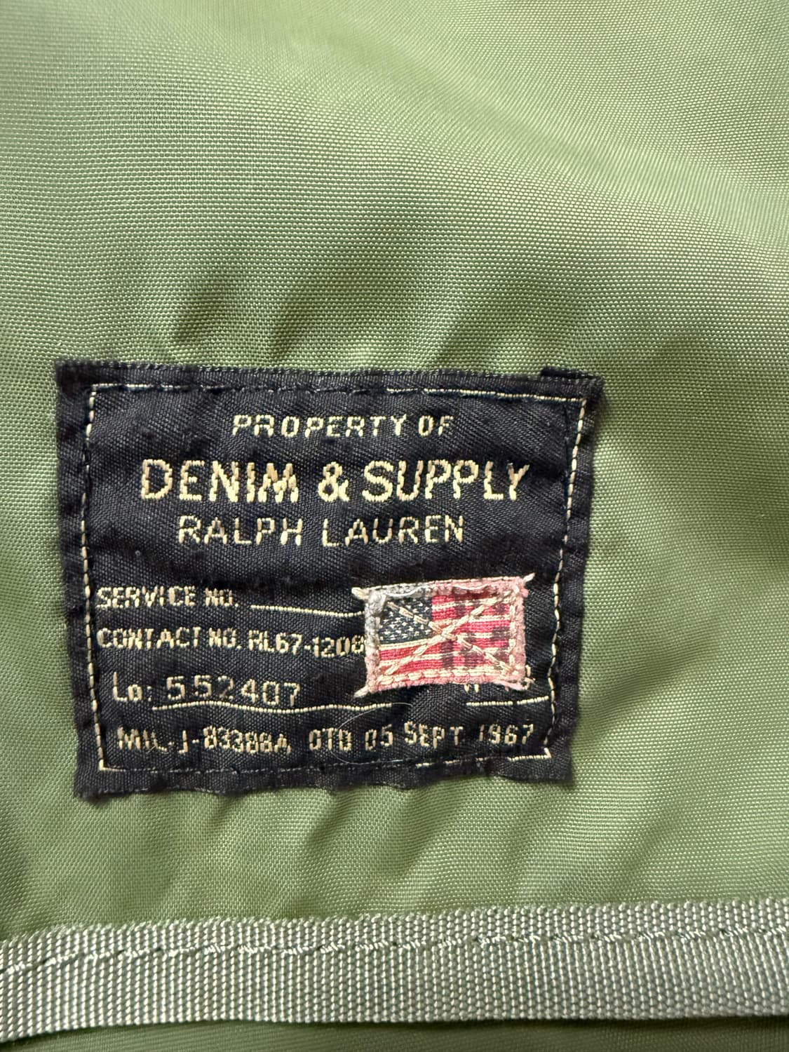 랄프로렌 데님앤서플라이 메신저백 새상품 상품이미지2