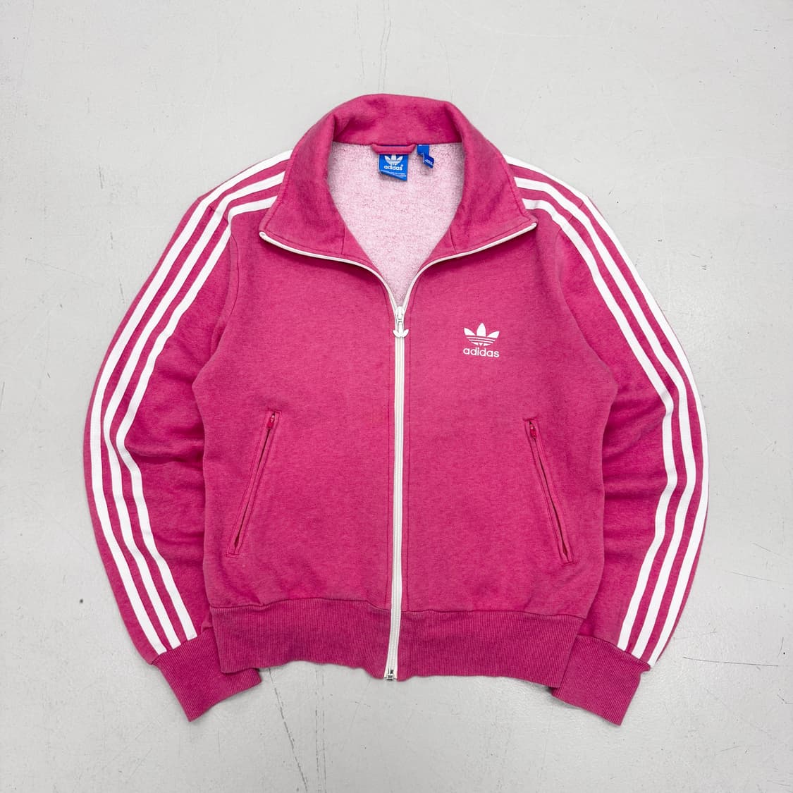 아디다스 빅로고 파이어버드 핑크 트랙탑 져지 상품이미지2