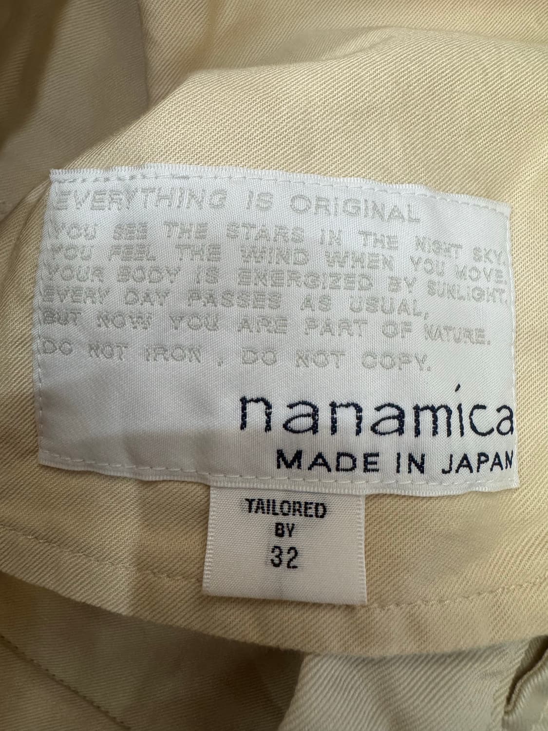 [32] 나나미카 더블 플리츠 치노 쇼츠 드라이 샌드 상품이미지7