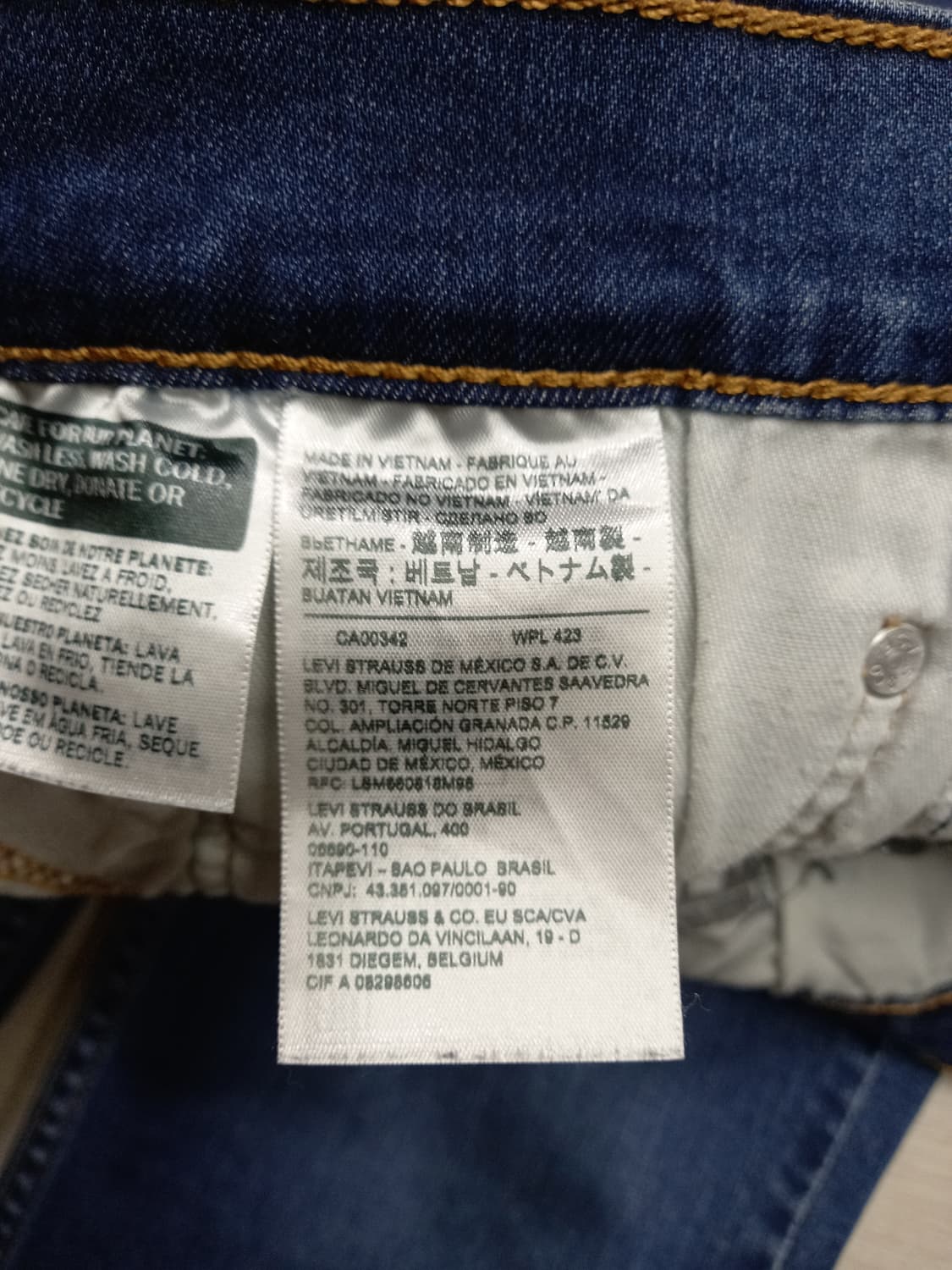 32 리바이스511 Cool 워싱 스판 슬림일자진 32-277 상품이미지9