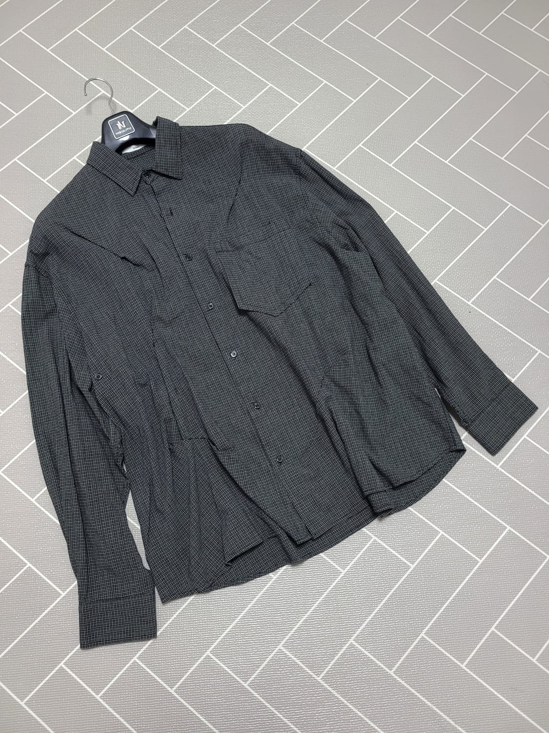 Nos Couleurs 노쿨러스 체크바이트 셔츠 1 상품이미지1