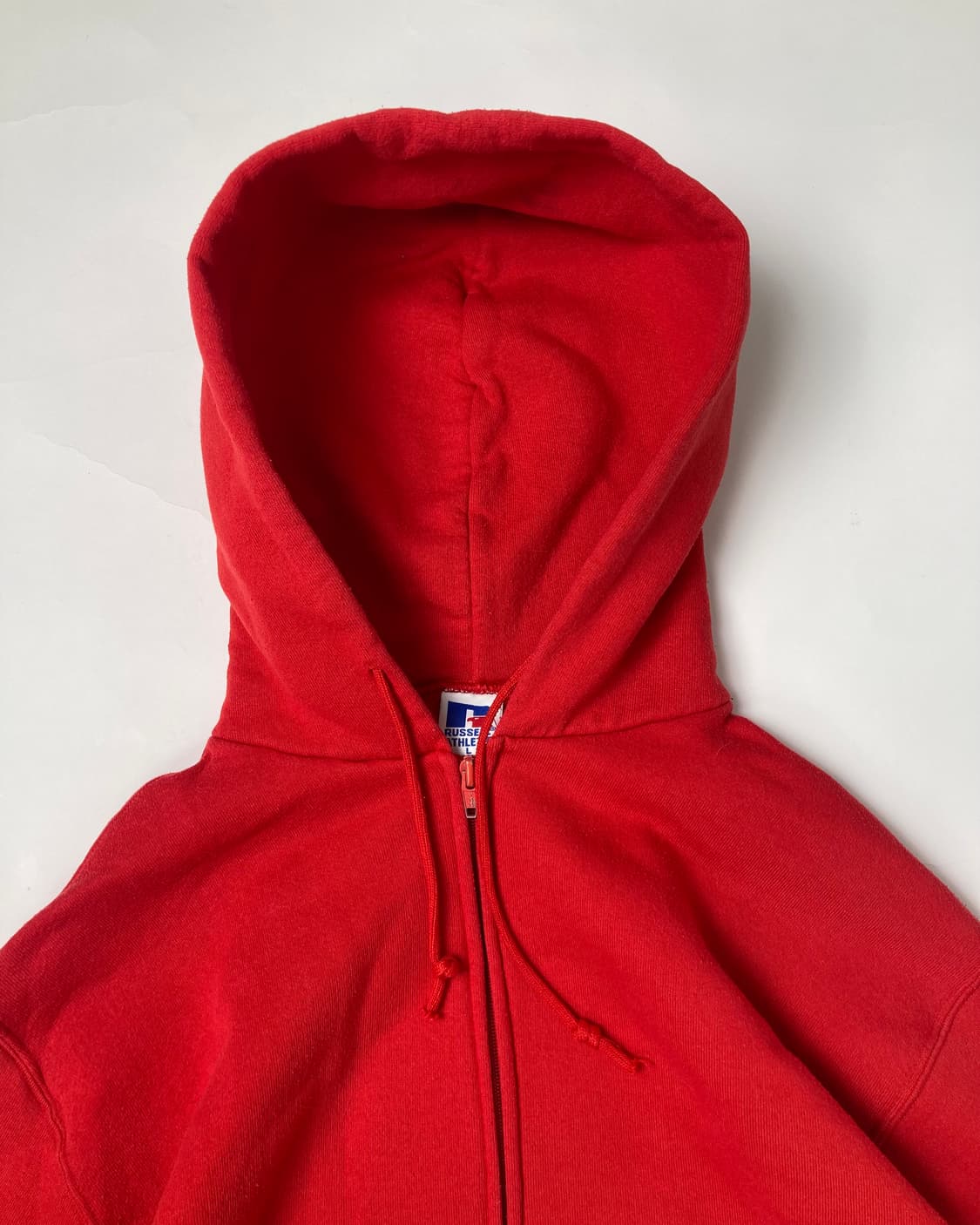 90s Russell Zip Up Hoodie (red) 상품이미지6