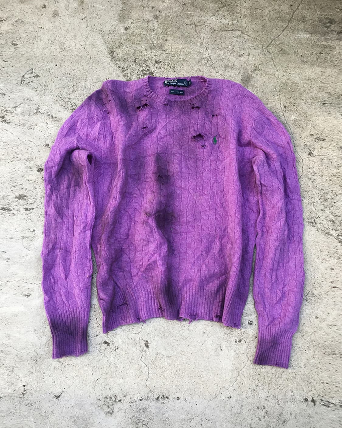POLO RALPH LAUREN DISTRESSED KNIT 상품이미지1