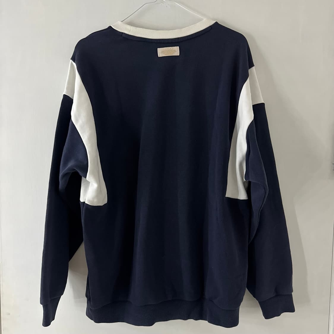 아디다스 불꽃 파이어버드 배색 네이비 화이트 맨투맨 상품이미지7