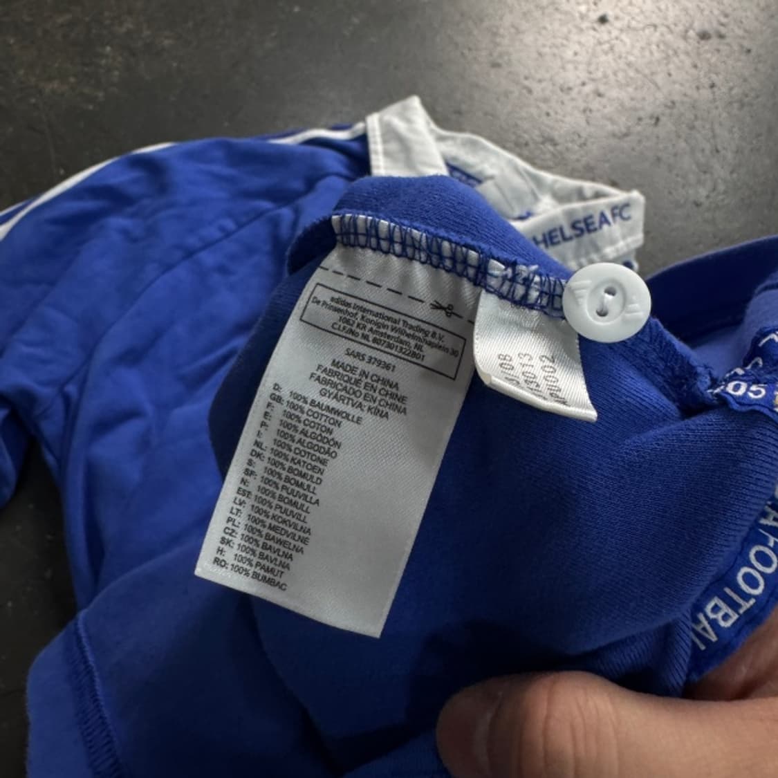 100 아디다스 08 09 첼시 럭비 카라 티셔츠 상품이미지4