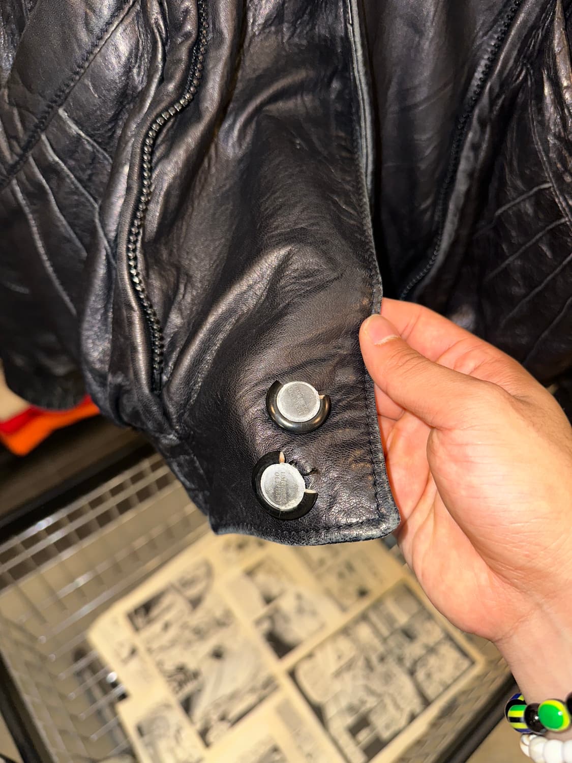 90’s Umberto Olivieri leather jacket 상품이미지8