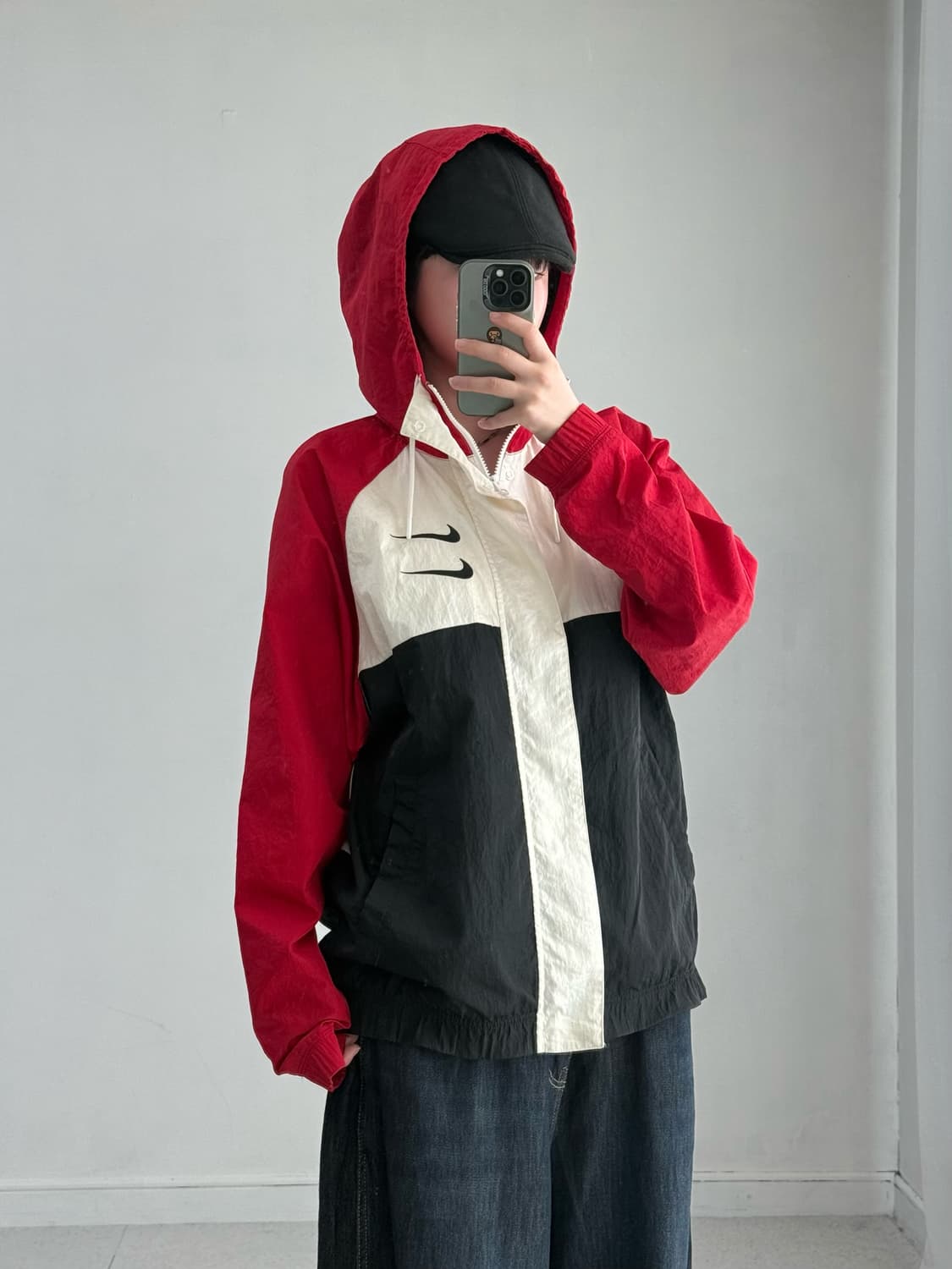 나이키 더블 스우시 빅로고 바람막이 상품이미지4