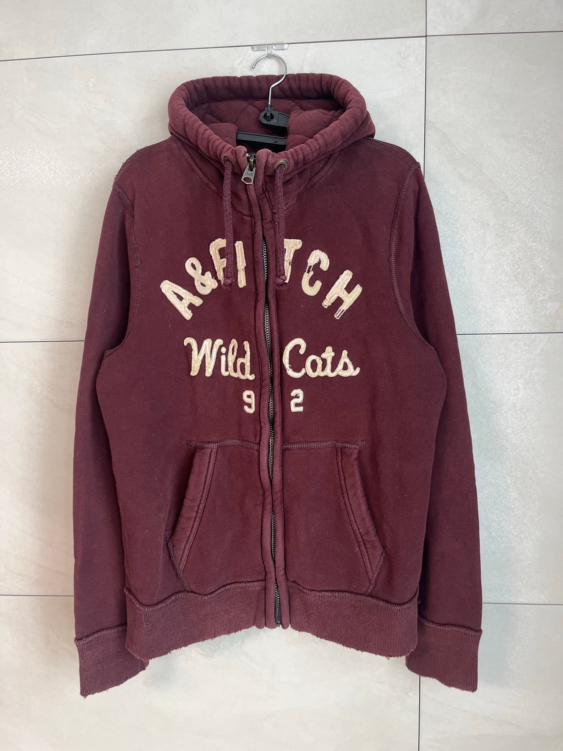 아베크롬비 A&F 후드집업 버건디 (M)  상품이미지3