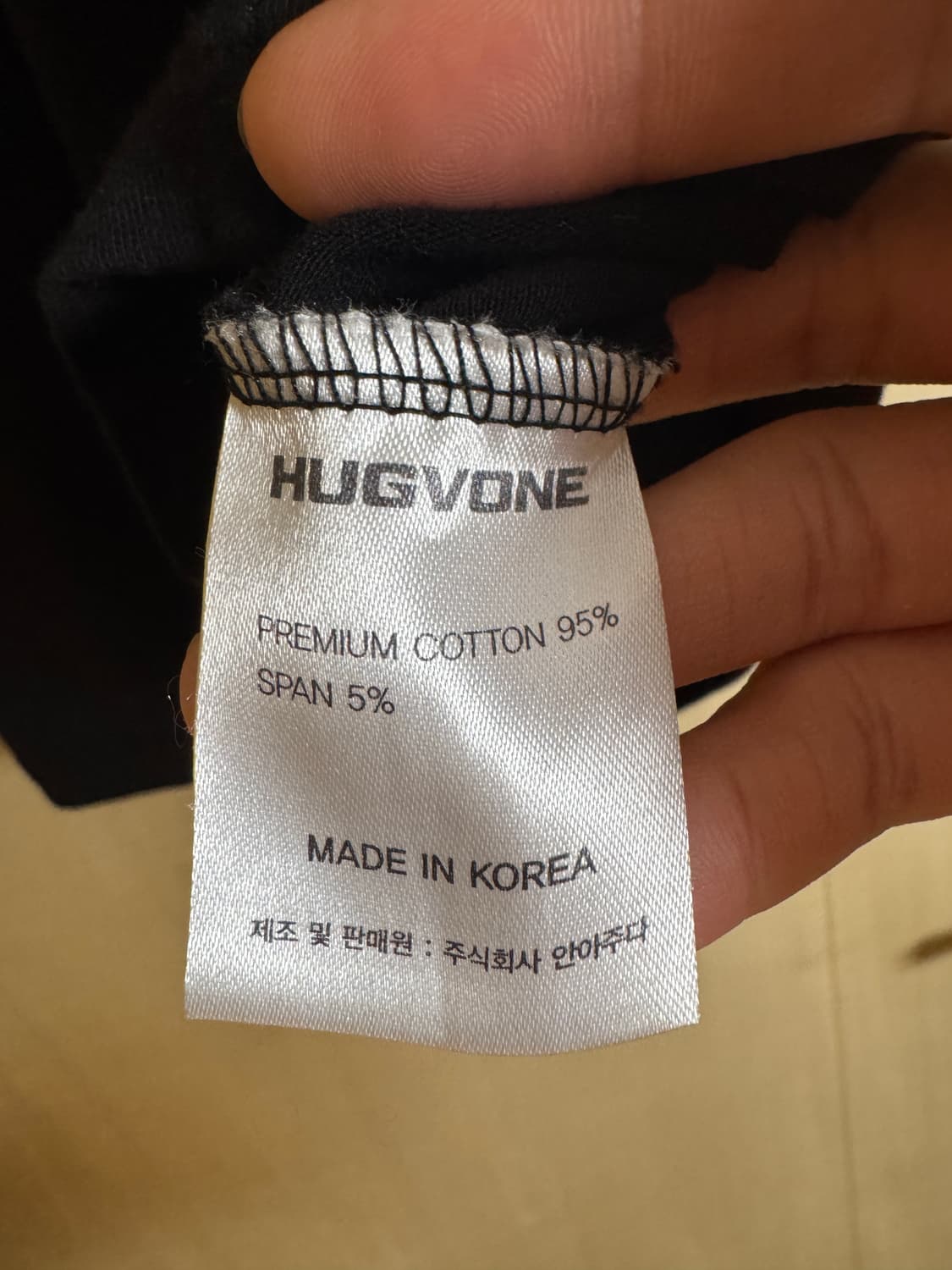 허그본 머슬핏 티셔츠 L 상품이미지4