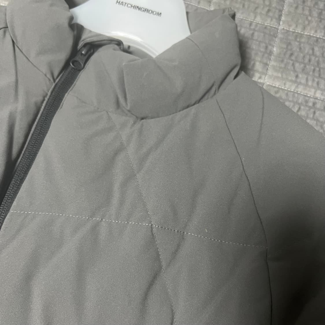해칭룸 헤비웹구스 다운 패딩 (메탈그레이, M) 상품이미지2