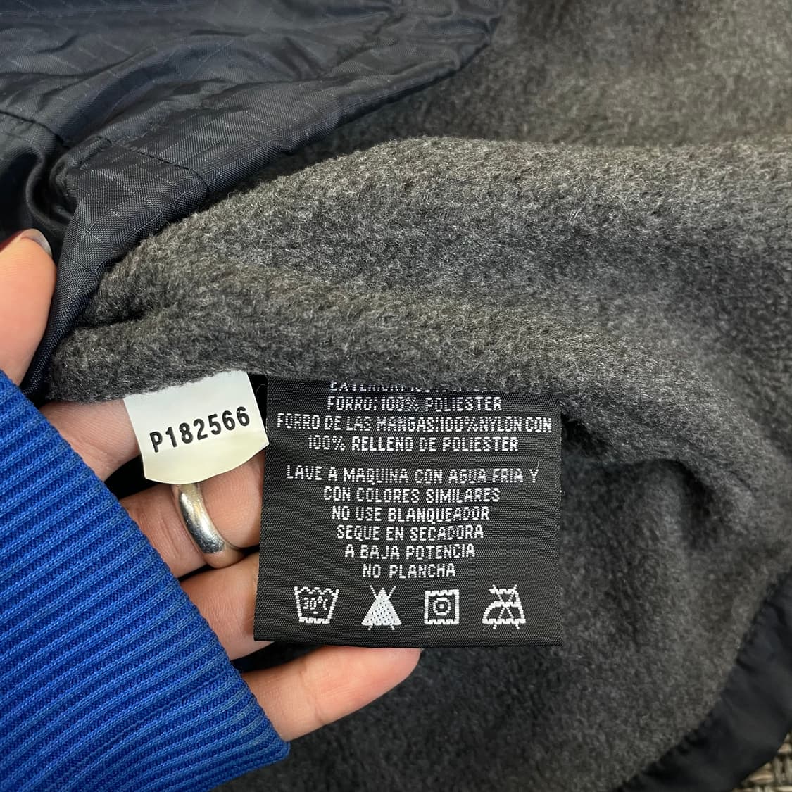 디키즈 네이비 나일론 약기모 바람막이 자켓 S 상품이미지6