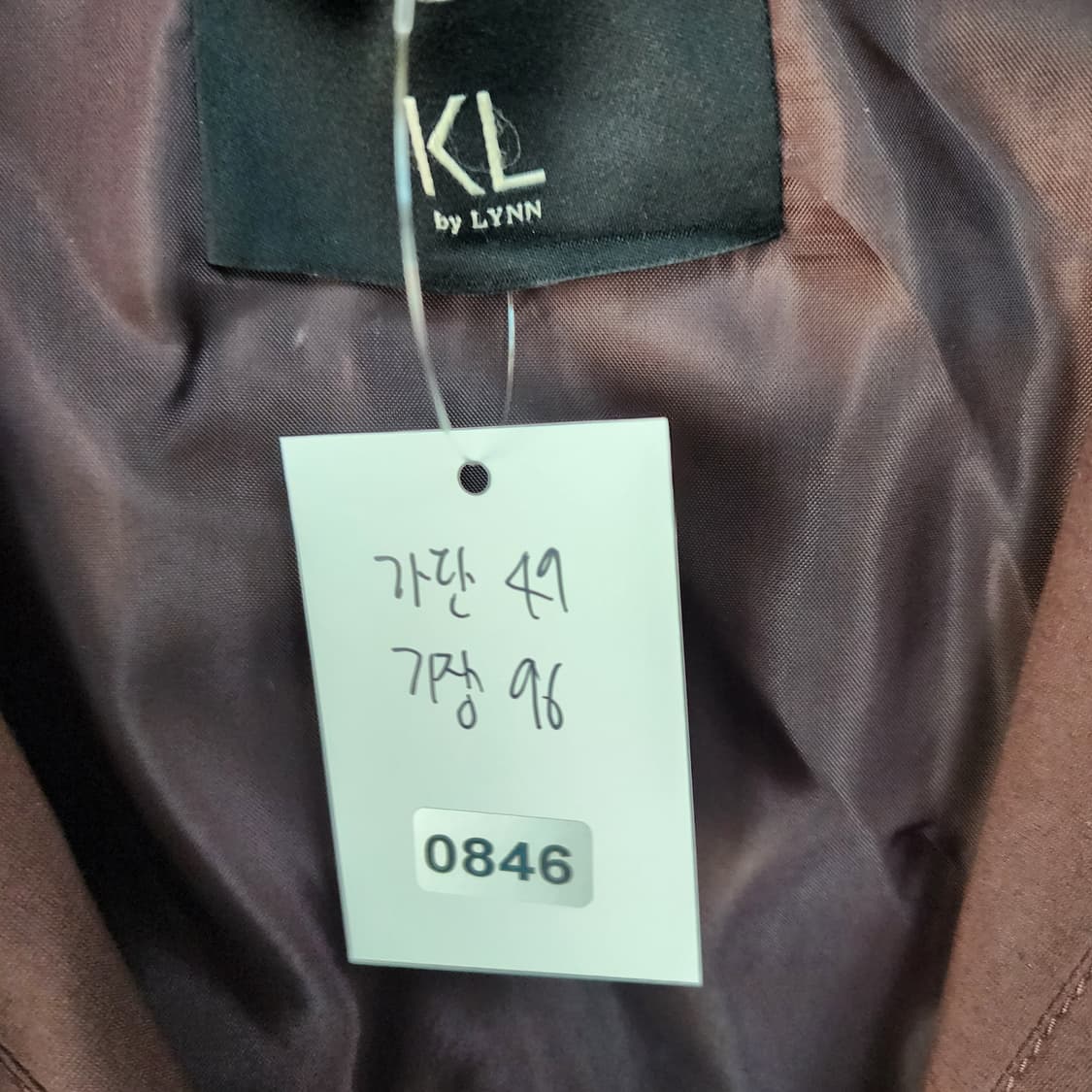 KL by LYNN 브라운 롱 코트 상품이미지7