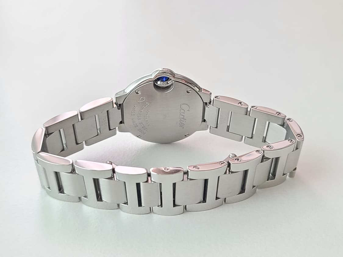 까르띠에 발롱블루 28mm 스틸 쿼츠 상품이미지3