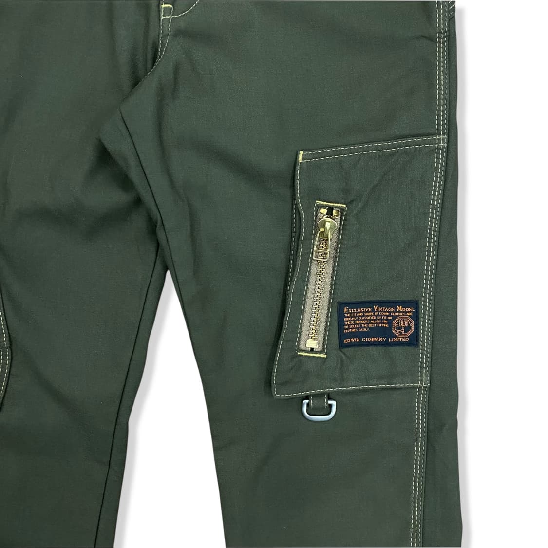 Evisu, Khaki Slim Fit Cargo Pants 상품이미지3
