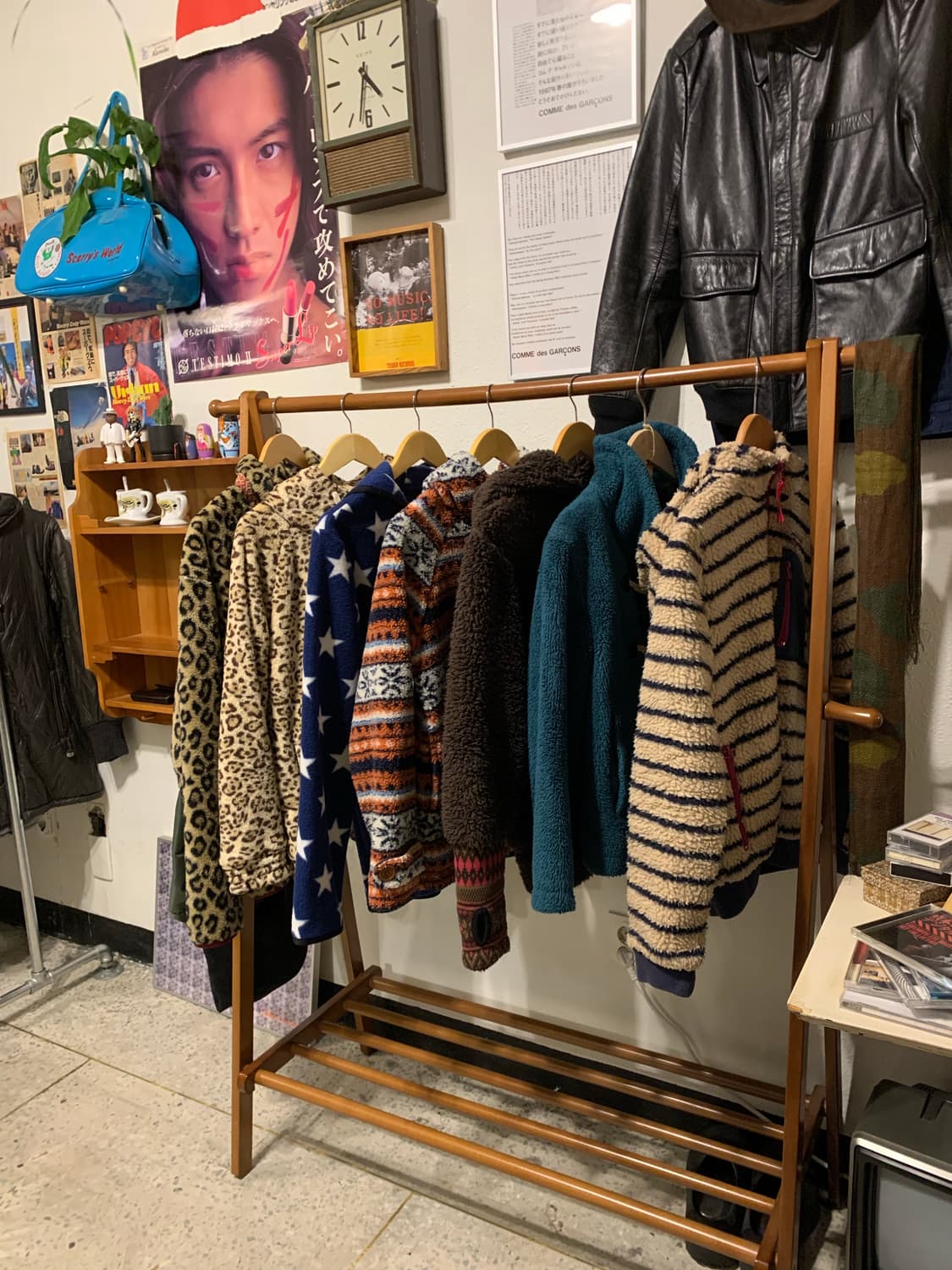 캐피탈 레오파드 플리즈 집업 상품이미지7