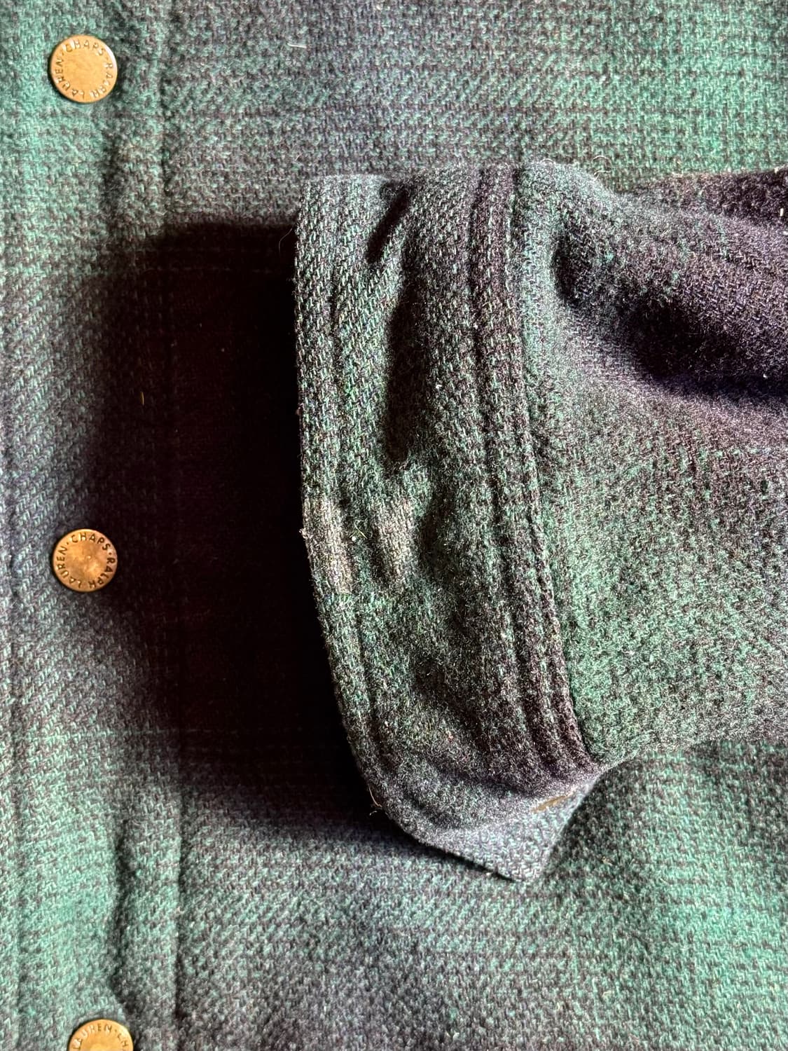 Chaps 랄프로렌 울 옴브레 퀼팅 셔츠자켓 상품이미지7