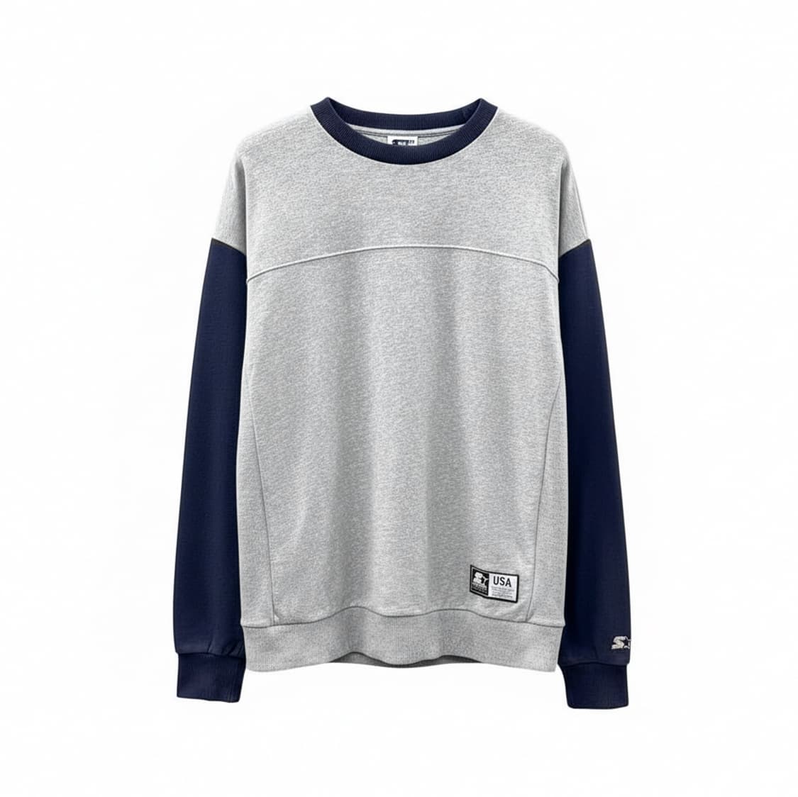 스타터 USA 트레이닝 스웻셔츠 후면그래픽 디테일 그레이 상품이미지1