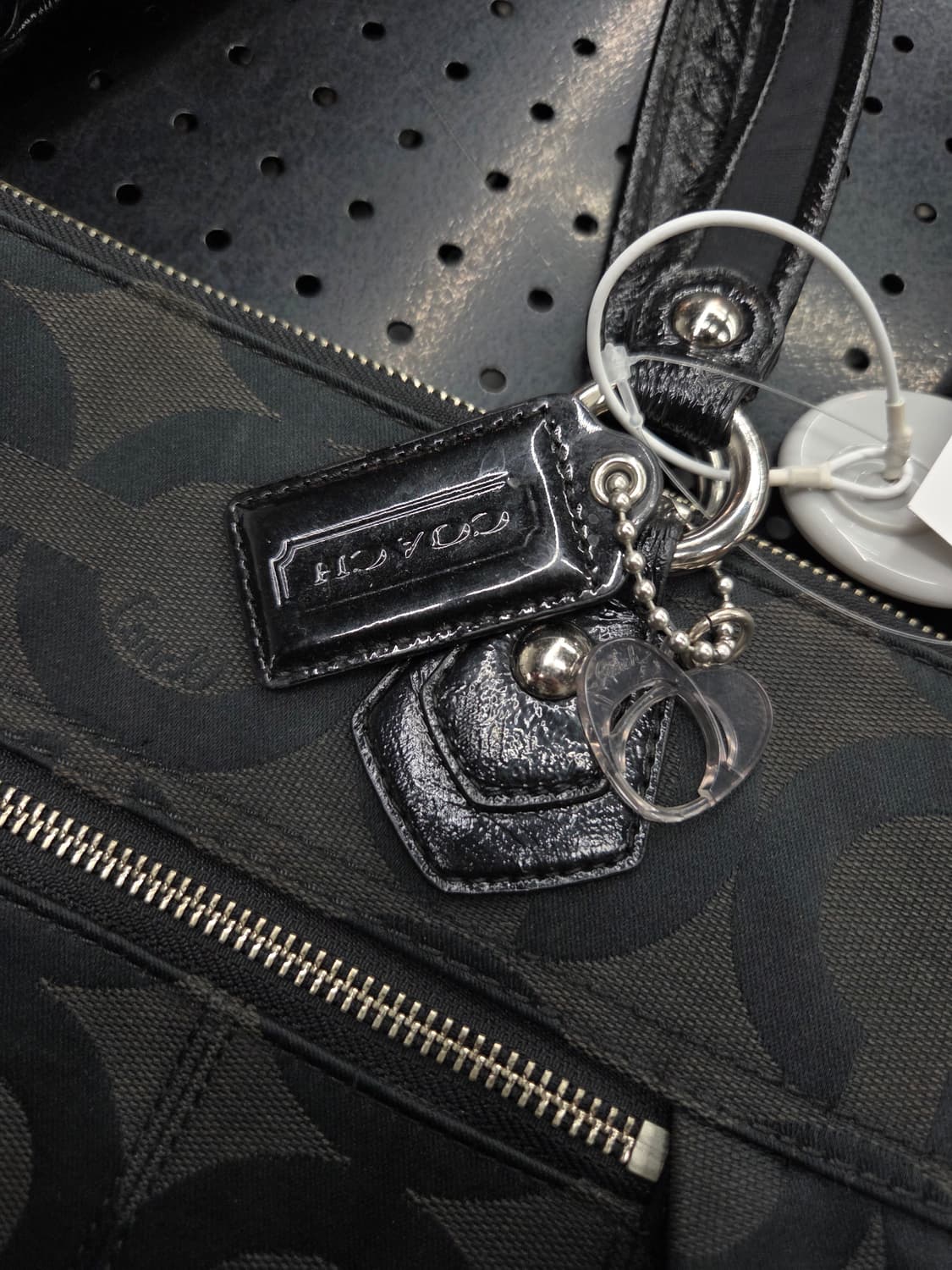 Coach 코치 빅 블랙 숄더백 토트백 상품이미지3