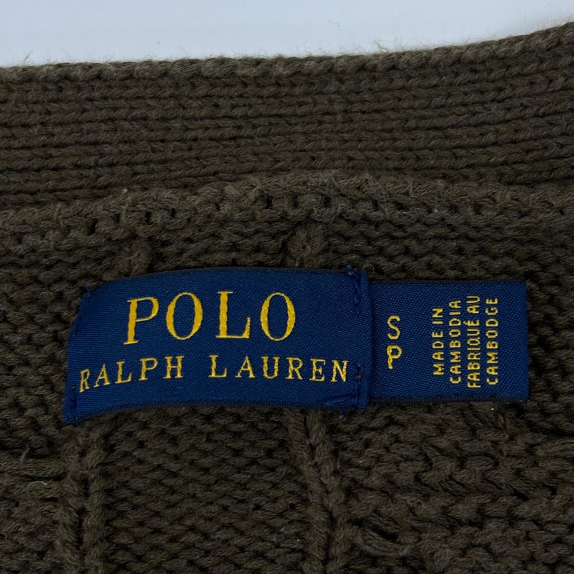 폴로 코튼 가디건 상품이미지8