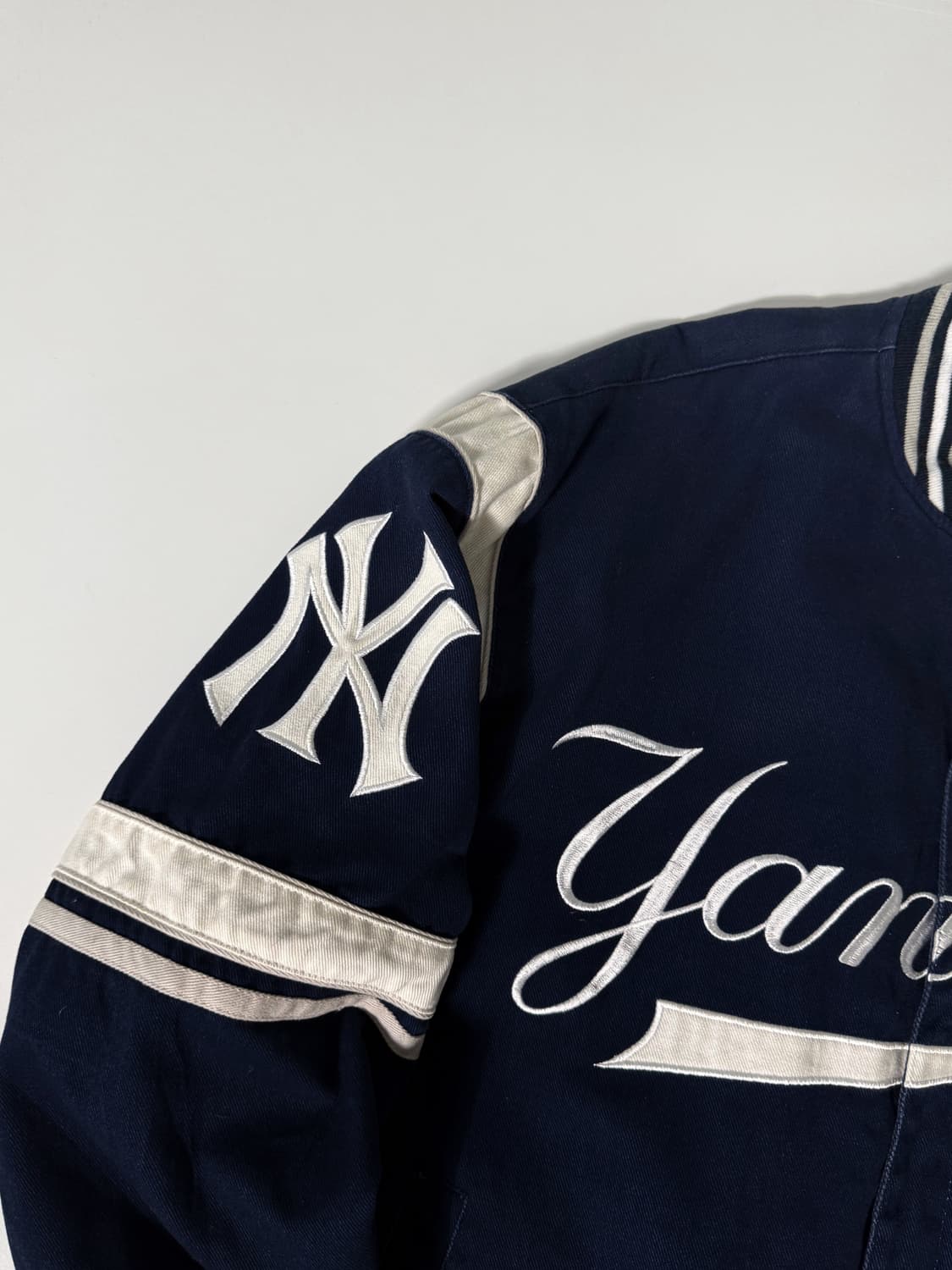 제프해밀턴 오버핏 뉴욕 양키즈 트윌 코튼 봄버 자켓 상품이미지5