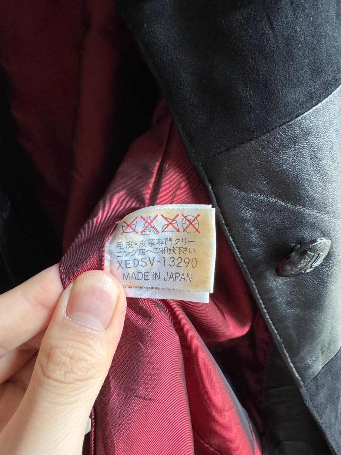 LANCETTI 램스킨 스트라이프 자켓 상품이미지5