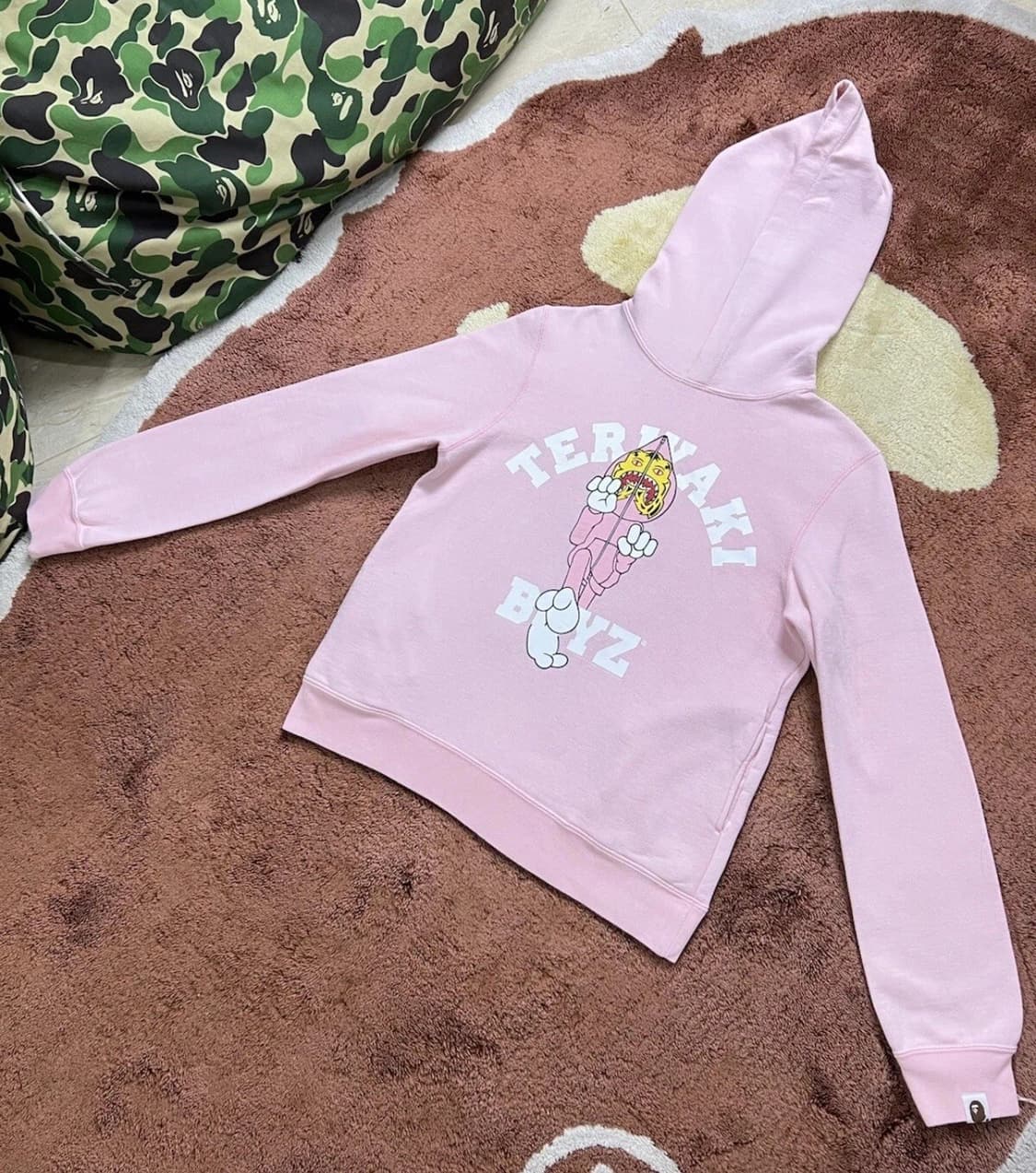 베이프 테리야키 보이즈 후드티 핑크 상품이미지1