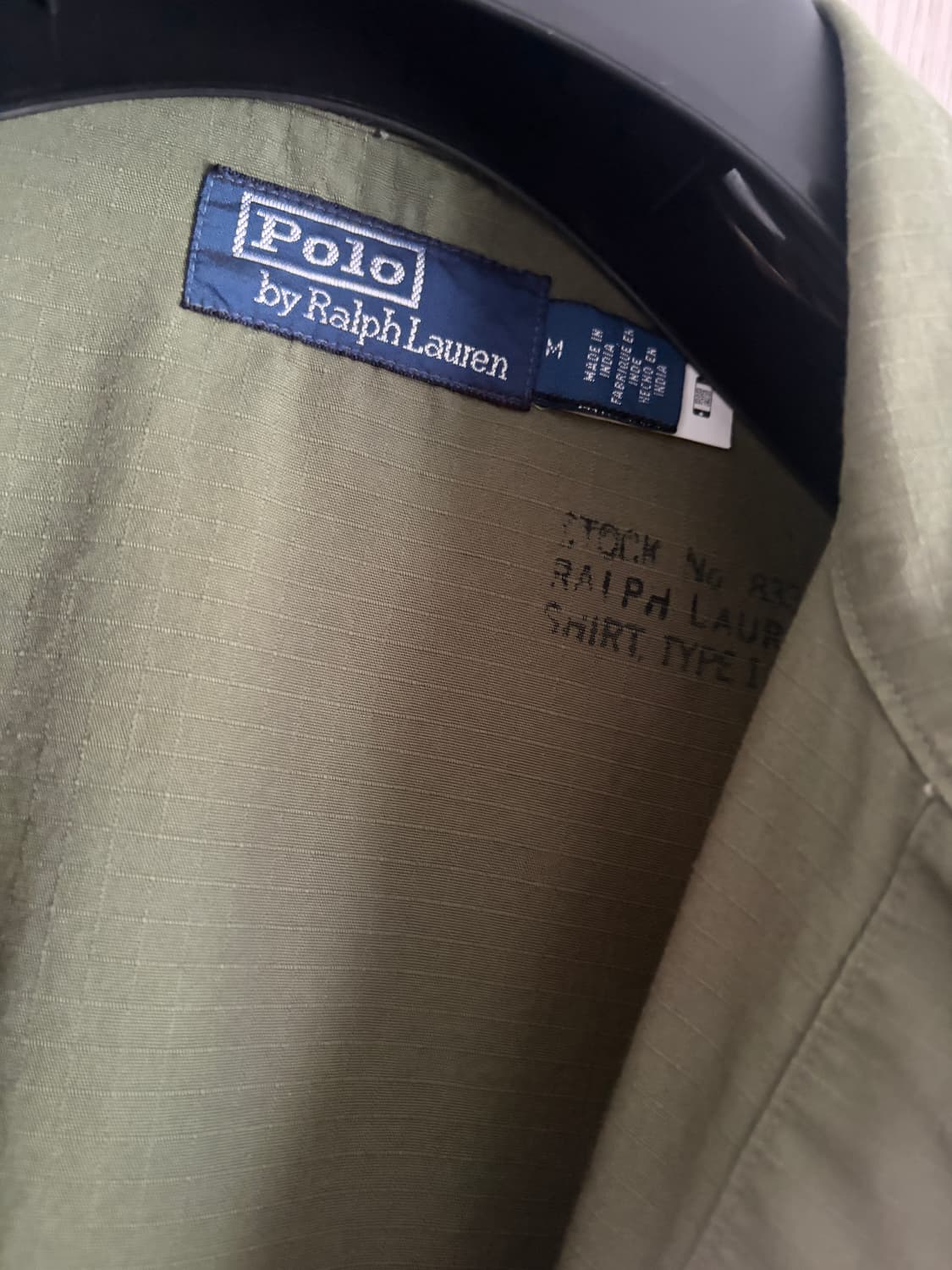 폴로 립스탑 유틸리티 오버셔츠 퍼티그자켓 상품이미지3