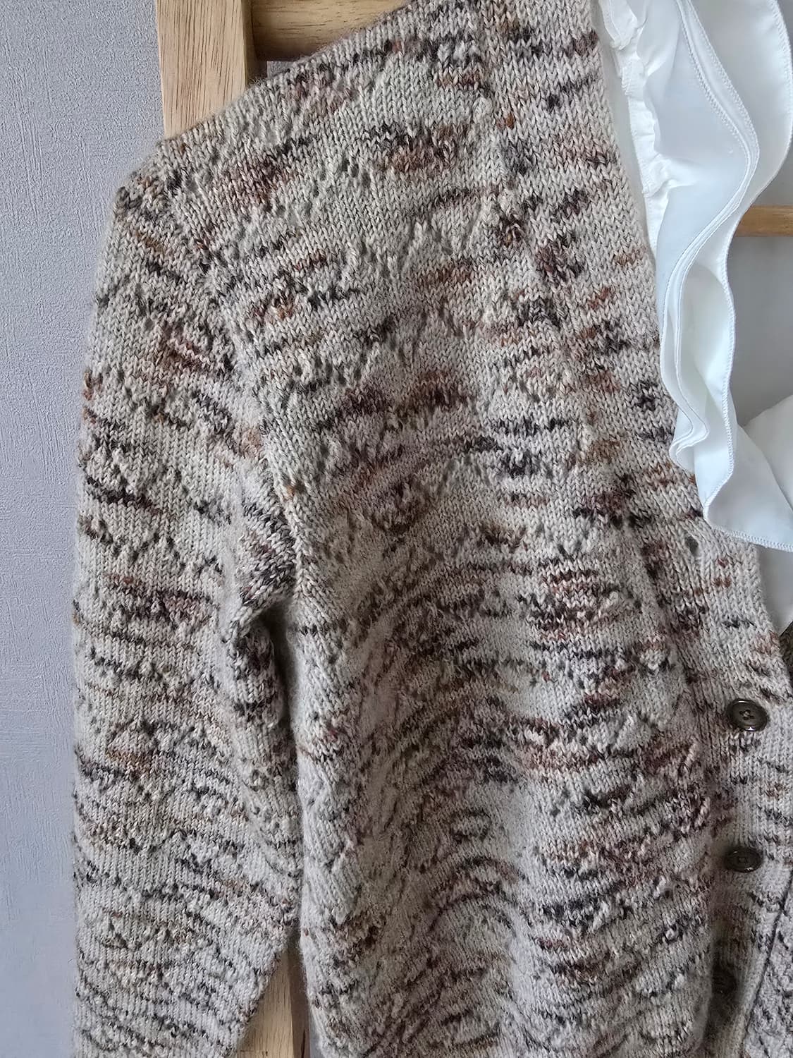 미니멀 디자인 빈티지 울 카디건 상품이미지2