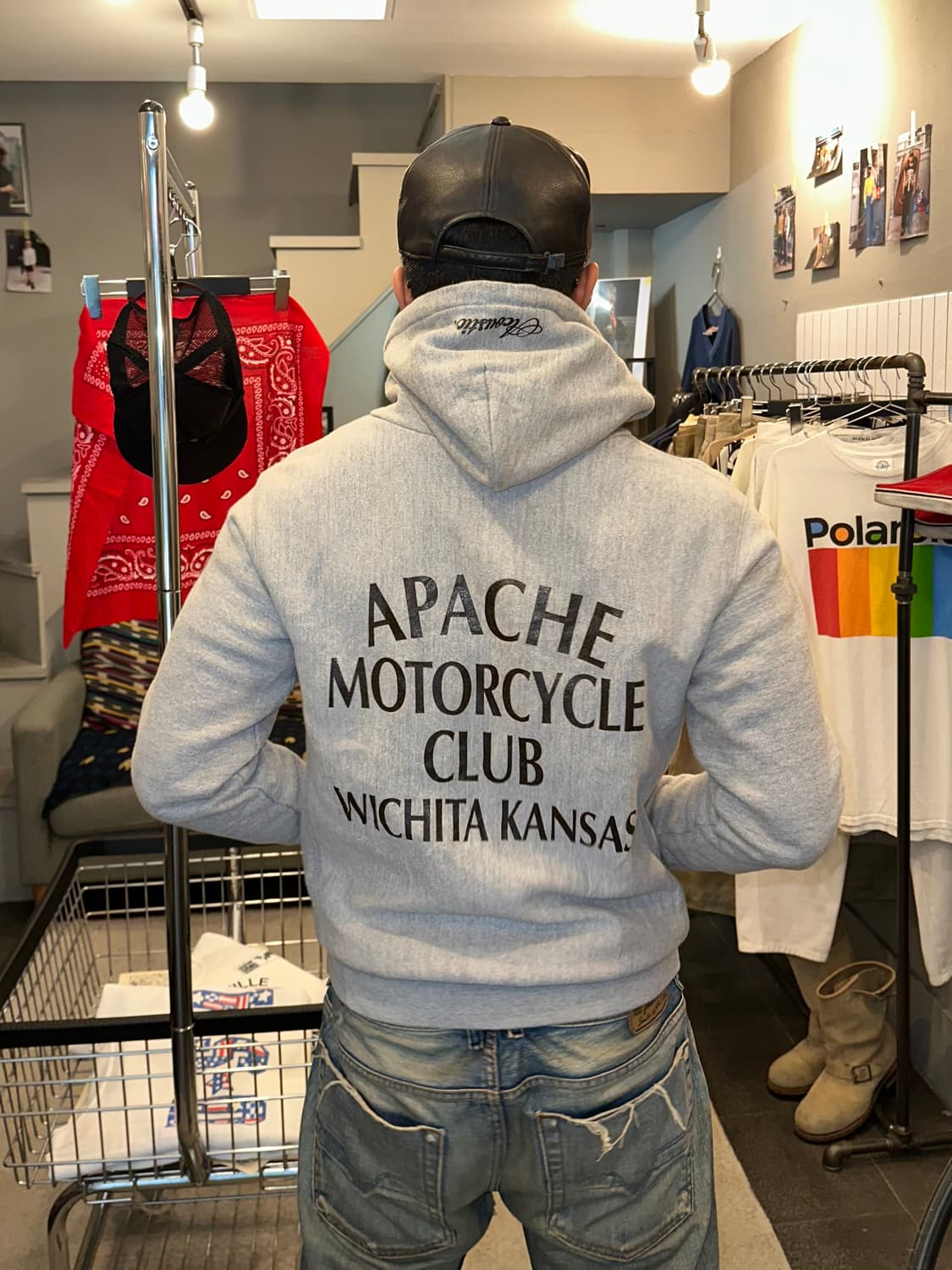 Acoustic Apace Bike reverse hood zip-up 상품이미지1