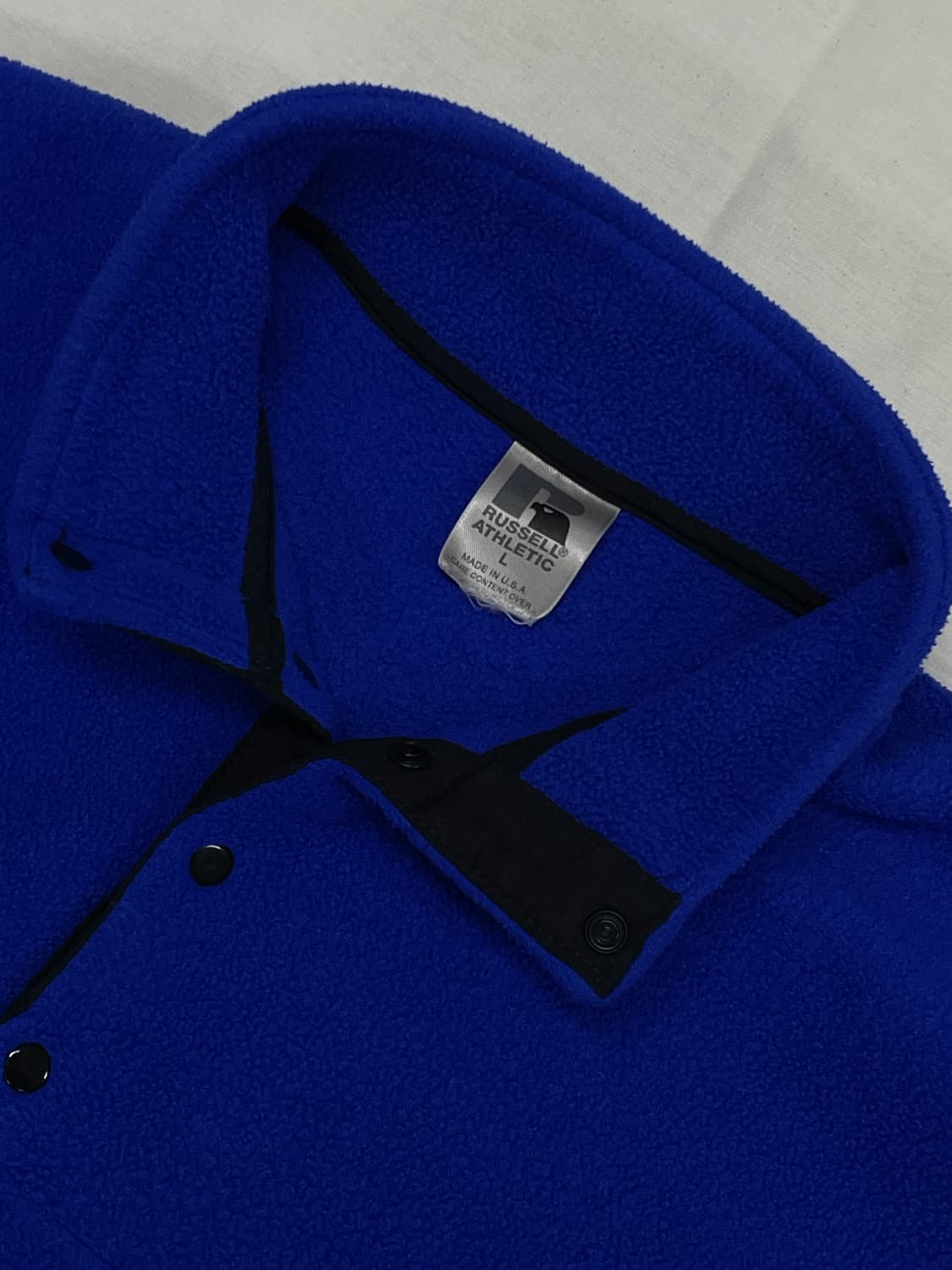 [L]90s Russell러셀 made USA 후리스 풀오버 플리스신칠라 상품이미지4