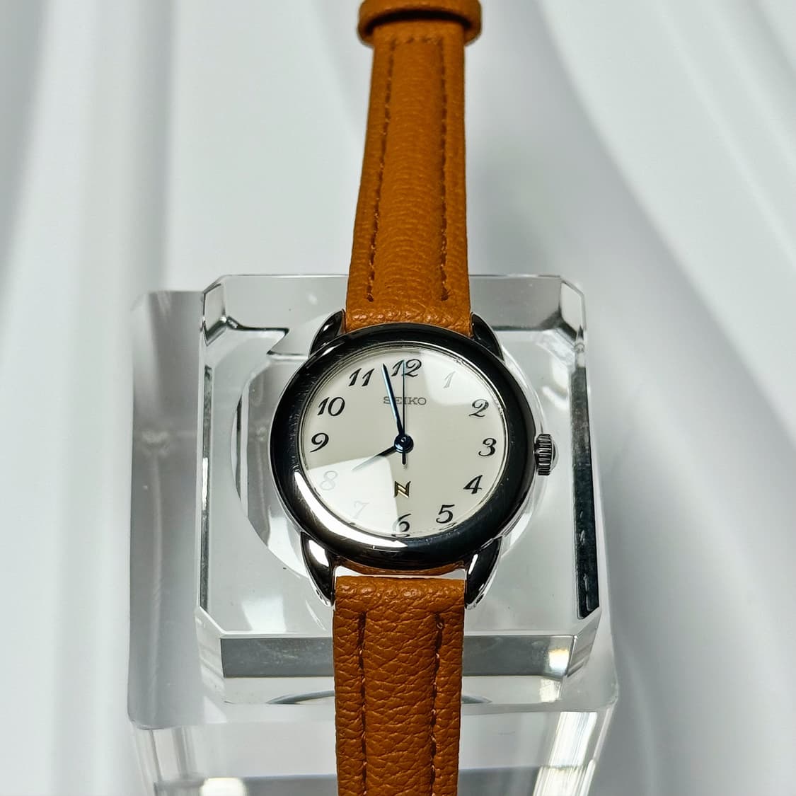 80s90s 빈티지 세이코 노리에 라운드 아라비아 인덱스 워치 상품이미지9