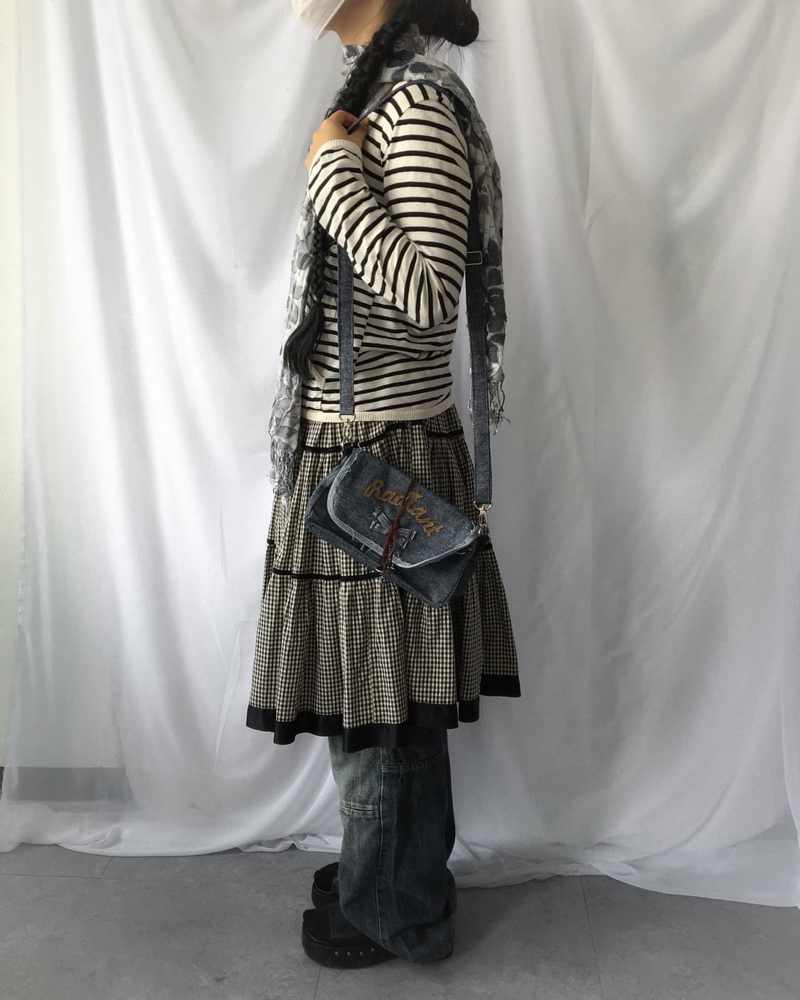 Check pattern skirt 상품이미지7