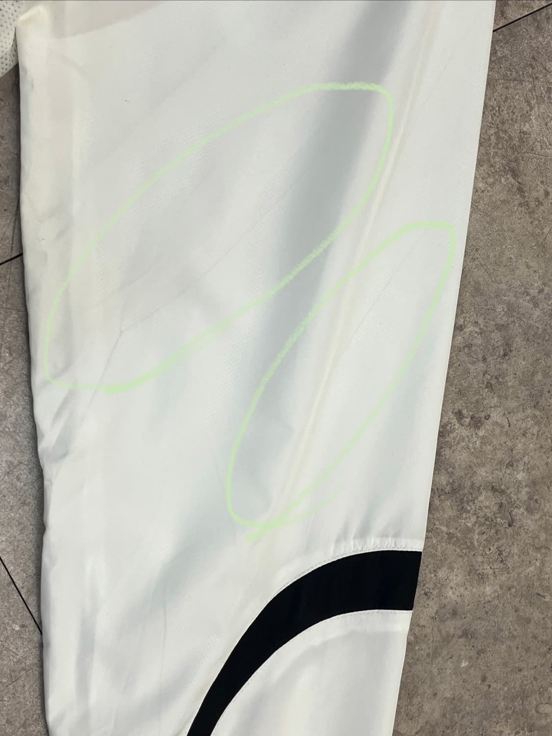 디아도라 배색 바람막이 화이트 110 #csz3746 상품이미지9