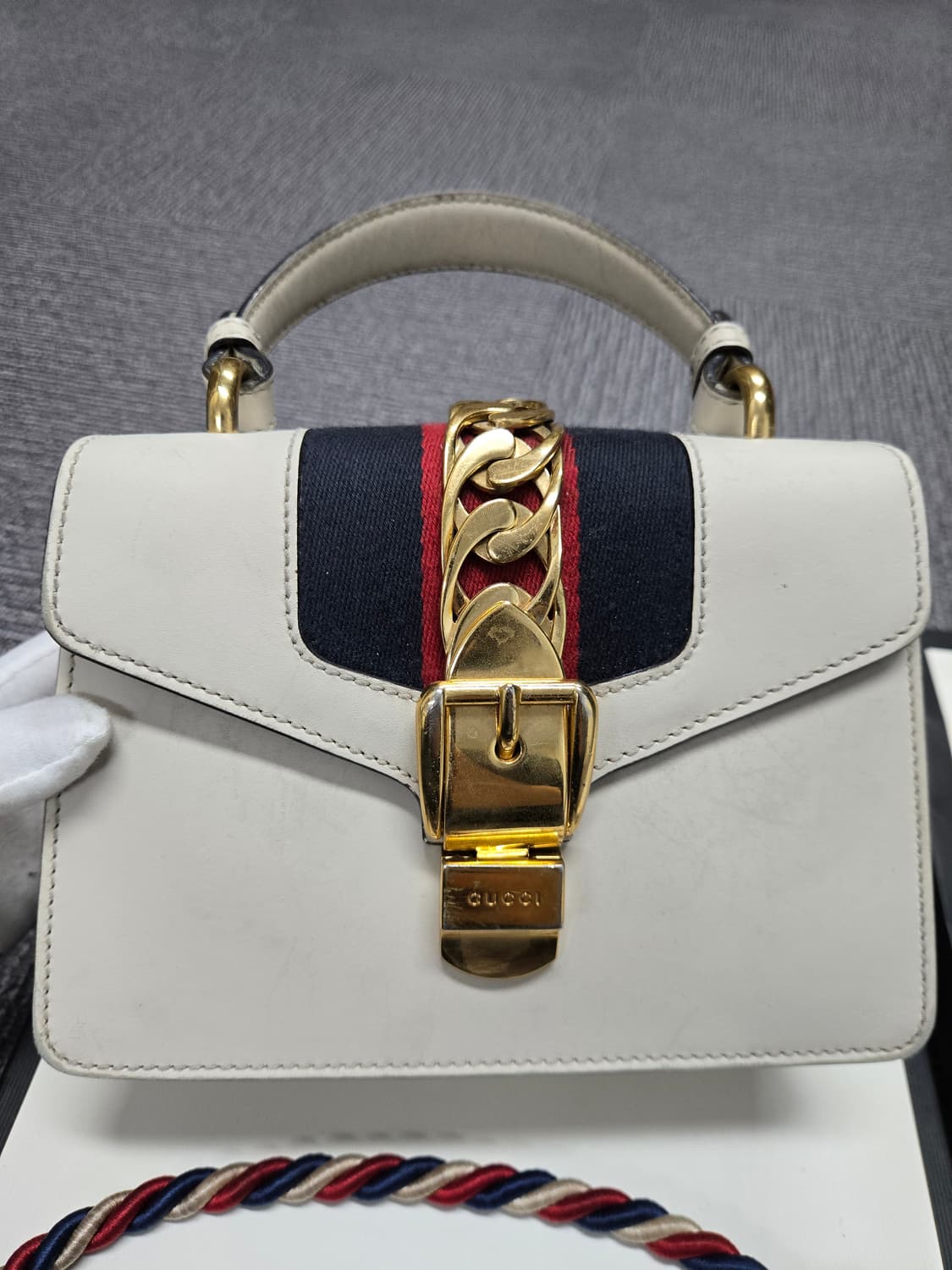 [특가][정품]구찌 실비백 화이트 상품이미지2