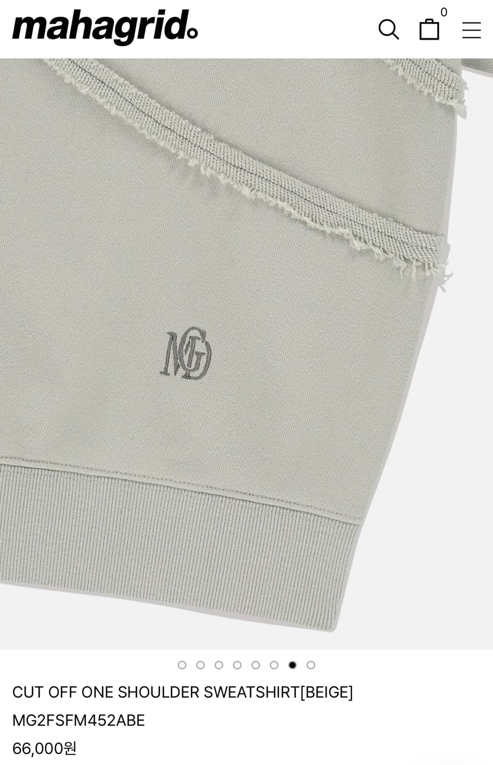 마하그리드 원숄더 맨투맨 상품이미지6