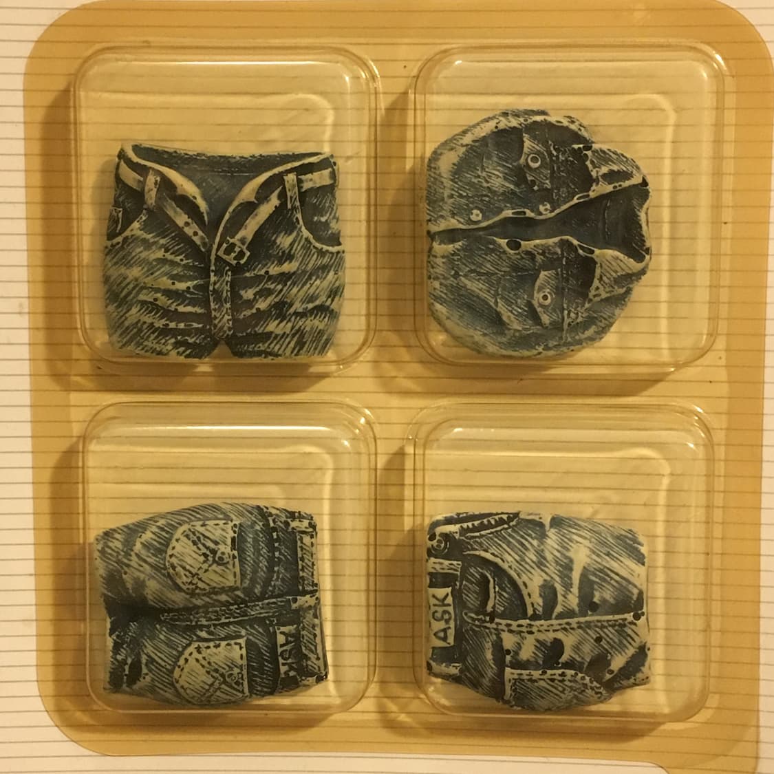 [고전문구] 빈티지 y2k 데님 마그넷 상품이미지5