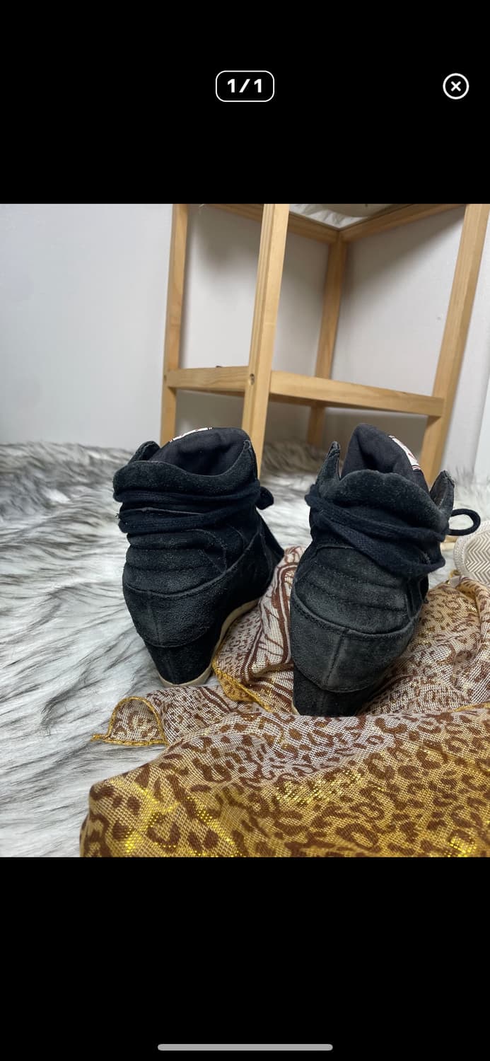 ASH 아쉬 Bowie 블랙 웨지힐 스니커즈 상품이미지2