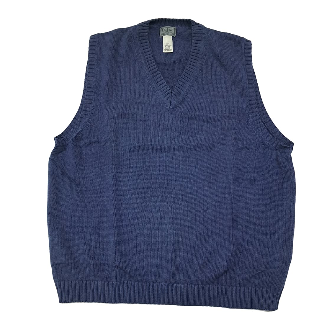 CL380 L 엘엘빈 90s 홍콩판  브이넥 네이비 니트 베스트 상품이미지1