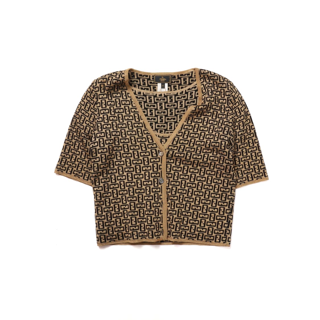 Fendi Rayon Blended Half Sleeve Cardigan 상품이미지1