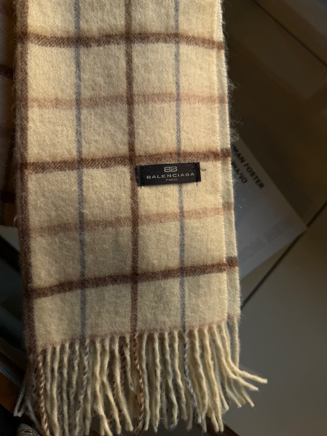 발렌시아가 캐시미어 혼방 머플러 상품이미지7